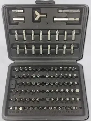 Набір біт Euro Craft ECSB100 — універсальний комплект у кейсі Львів - фото 1