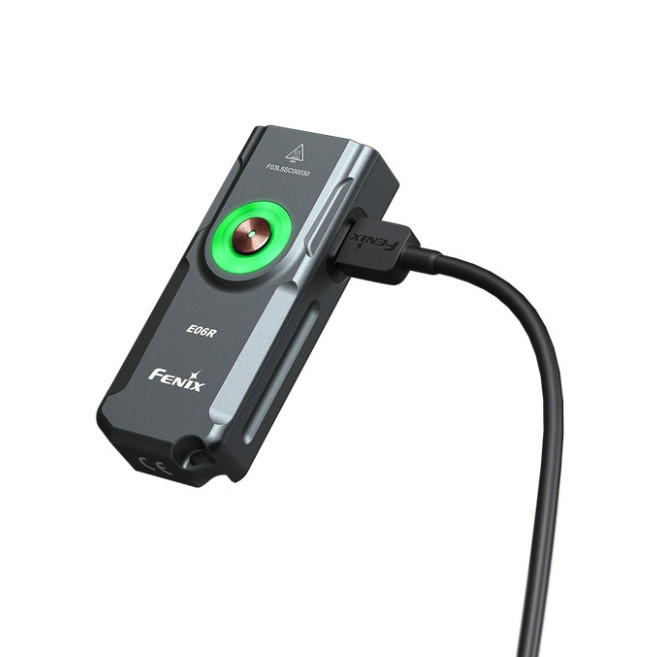 Фонарь наключный Fenix ​​E06R 700лм 110м (Серый) Винница - изображение 3