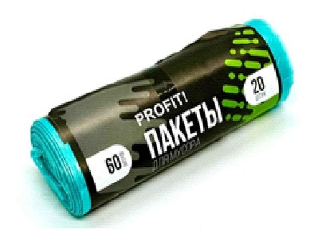 Пакети для смiття 20шт 60л тонкий ТМ Profit! Київ - фото 1