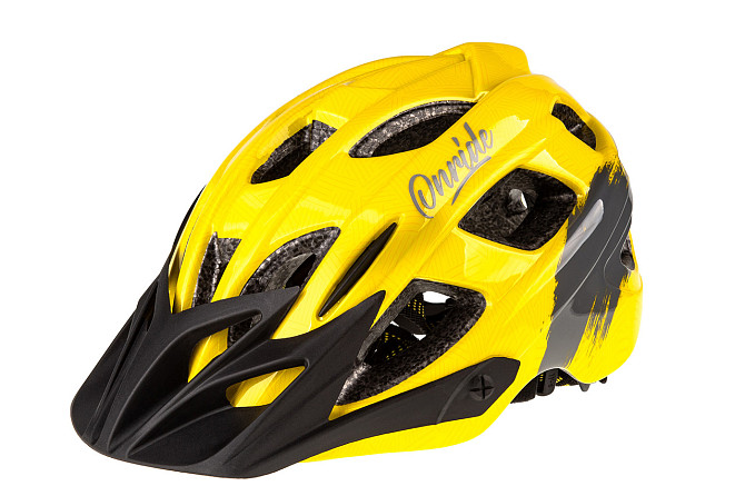 Велосипедний шолом ONRIDE Rider жовтий/сірий S (48-52 см) Бровари - фото 1