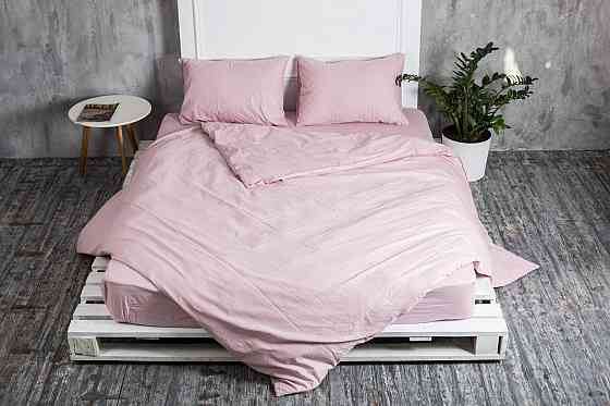 Ecotton Комплект постілі Ecotton двоспальний Євро Підковдра та 2 наволочки бузковий Коломия