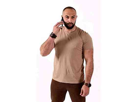 Футболка бежевый чел 1502 арт.00-00397245 р.2XL ТМ FAMILY Киев