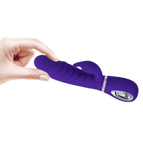 Ребристый вибратор Pretty Love - Prescott Purple, BI-014635-3 Sex Aura Киев
