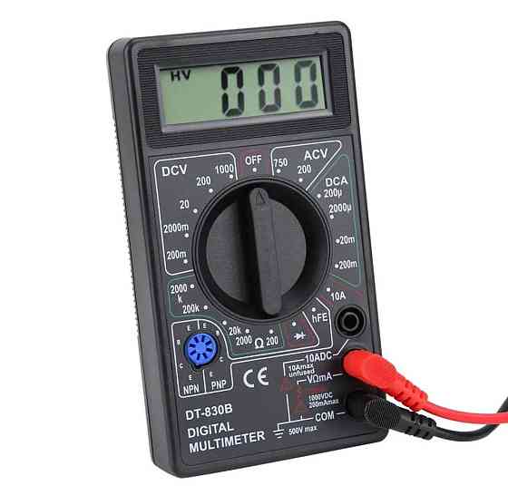 Цифровой мультиметр тестер Digital DT-832 крона+щупы в комплекте Харьков