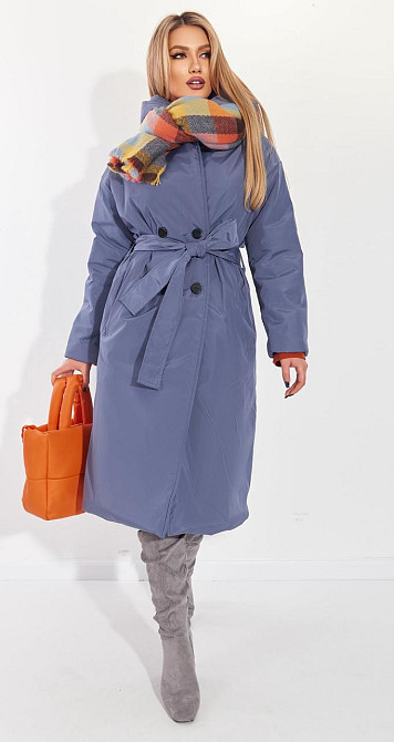 Модне пальто з плащової тканини (44) Київ - фото 7