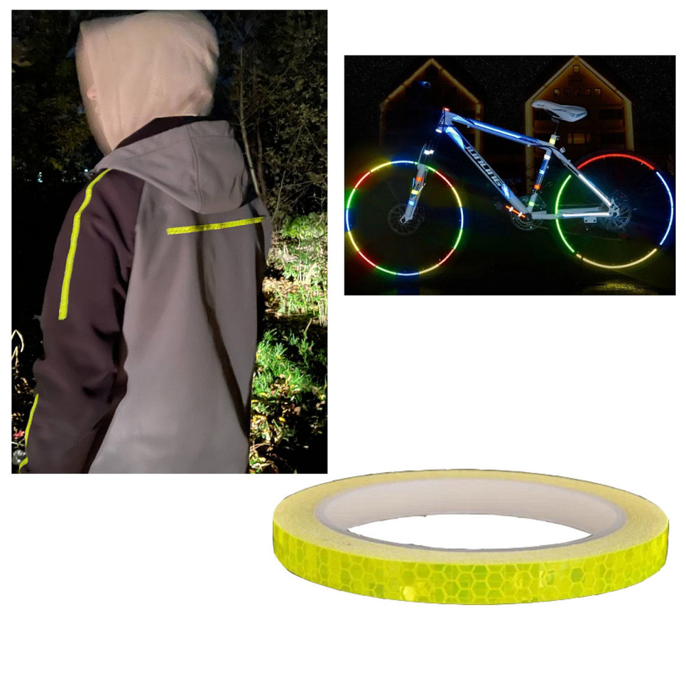 Светоотражающая лента для одежды, велосипеда FGT-006 Feel Fit желтая Бровары - изображение 1