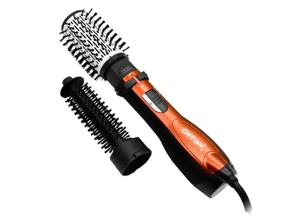 Фен-щітка для волосся з щіткою, що обертається, 3 в 1 1000Вт Gemei GM-4828 Одеса - фото 6