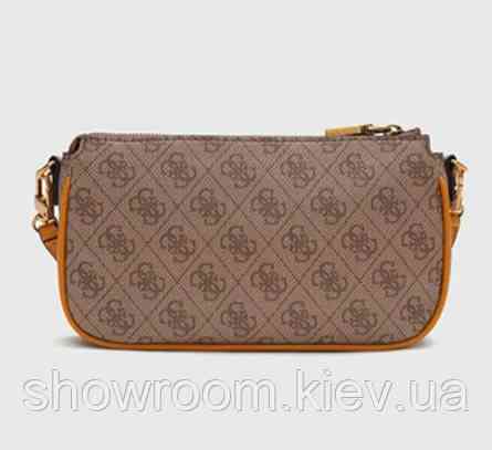 Жіноча сумочка з органайзером на плече Guess (865470) светло коричневая Київ