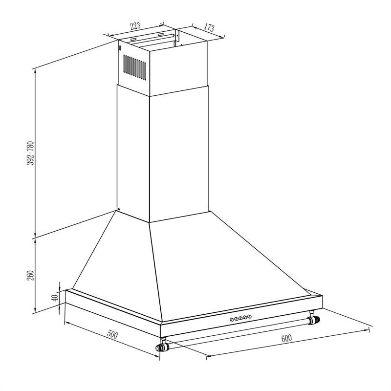 Комплект рециркуляции вытяжки Montblanc 610 м³/ч 165 Вт 2x1,5 Вт серебристо-серый серебристо-серый (Германия, Ровно - изображение 6