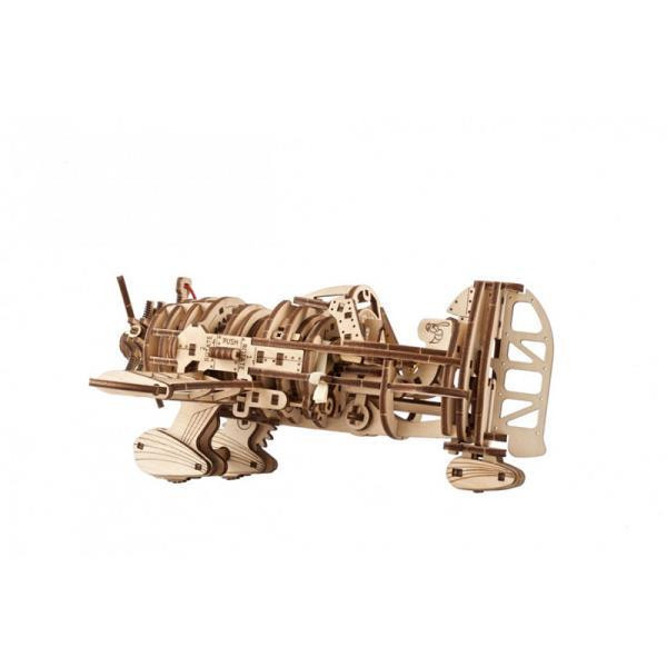 Дерев'яний механічний 3D конструктор Ugears Літак Скажений Шершень (70183) Харків - фото 12