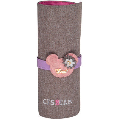 Пенал Cool For School Bear 1 відділення Сірий (CF86651-02) Вінниця - фото 1