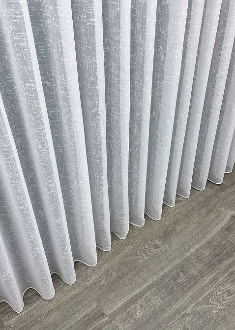 Тюль лен однотонный, коллекция 