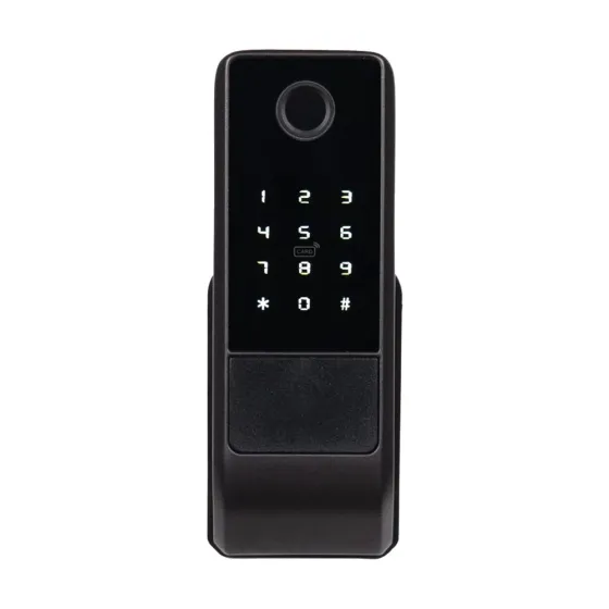 Замок біометричний автономний Trinix TRL-5202BT2FW Black з Bluetooth, зчитувачем відбитків пальців і карт Mifare (65-00053) Киев