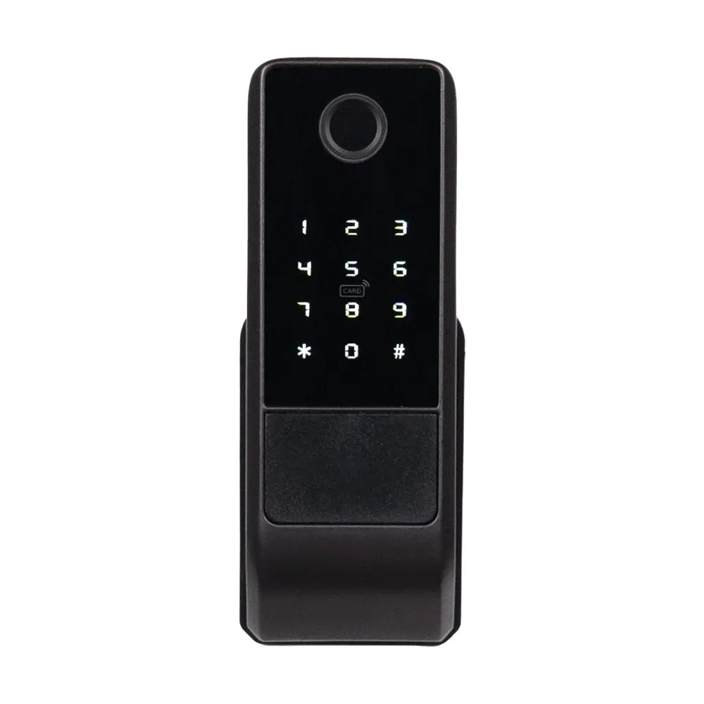 Замок біометричний автономний Trinix TRL-5202BT2FW Black з Bluetooth, зчитувачем відбитків пальців і карт Mifare (65-00053) Киев - изображение 2