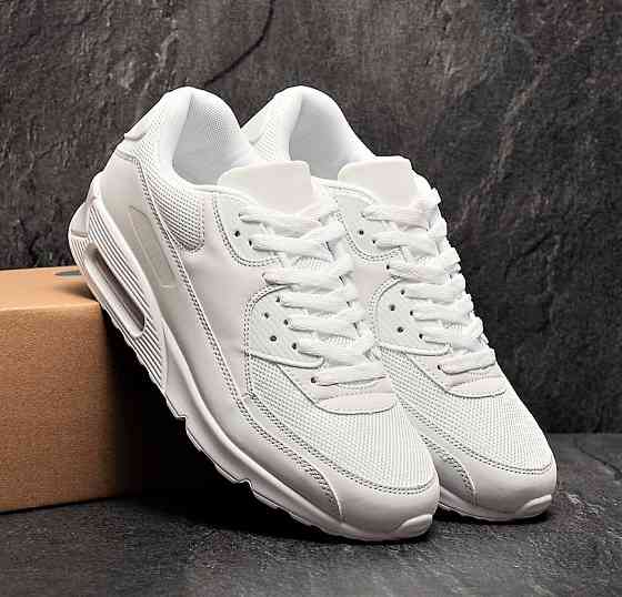 Чоловічі Білі Кросівки в стилі N!ke з Амортизацією (розміри: 45) - 18-2 Дніпро