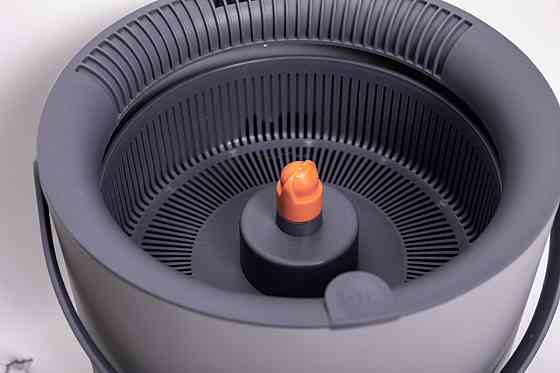 Набір для прибирання з круглою телескопічною шваброю з мікрофібри та відром із віджимом для підлоги HP-35015-22 Київ