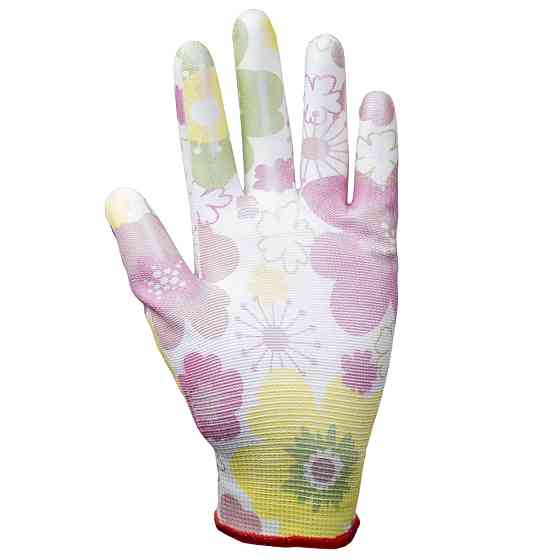 Рукавички з ПУ покриттям (білі, манжет) SIGMA (9446361) Київ