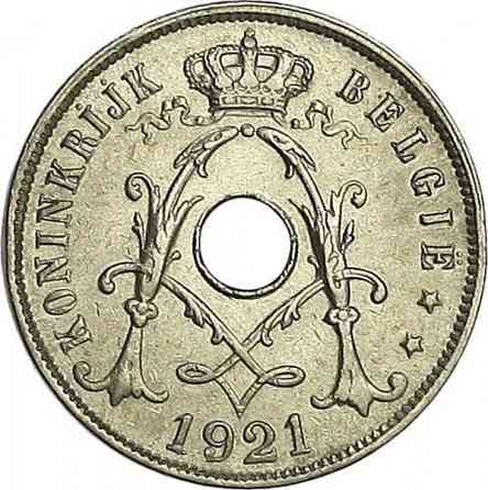 Бельгія 25 сантимів, 1910-1929 Напис нідерландською - 'KONINKRIJK BELGIË' Полтава