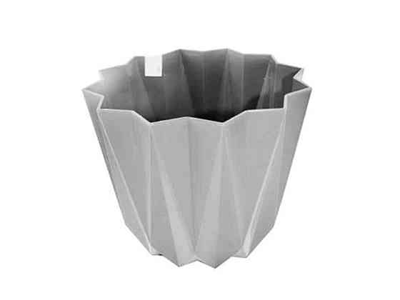 Горщик для квітів 1,5л PRIZMA (15х11,5см) (сірий) ТМ ELIF PLASTIK Київ