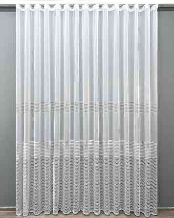 Тюль VR-Textil 2024т Жаккард Белый 400х270 см (42-1095) Киев