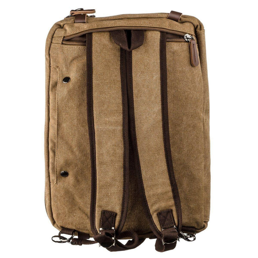 Сумка-трансофрмер текстильная Vintage 20146 Песочная Киев - изображение 5