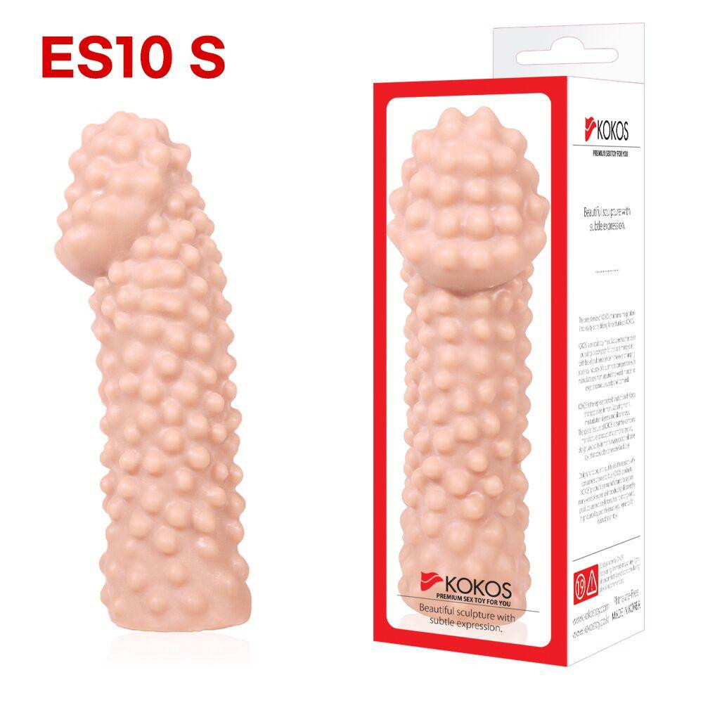 Насадка на член Kokos Extreme Sleeve ES.10 розмір S, потовщувальна, стимулювальний рельєф Sex Aura Київ - фото 3