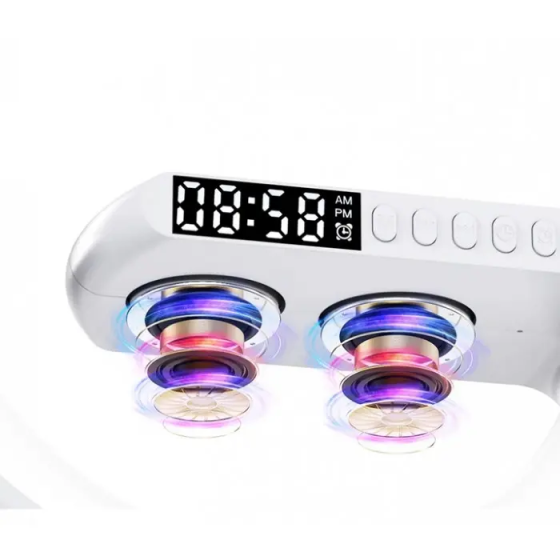 Настольная смарт лампа-ночник 4в1 G-Smart RGB G-11 FM-радио;Будильник; Таймер, Беспроводная зарядка  Киев