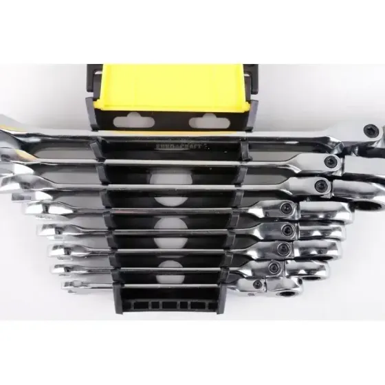 Набір ключів Euro Craft — ріжково-гайкові, 8 предметів, універсальні Львів