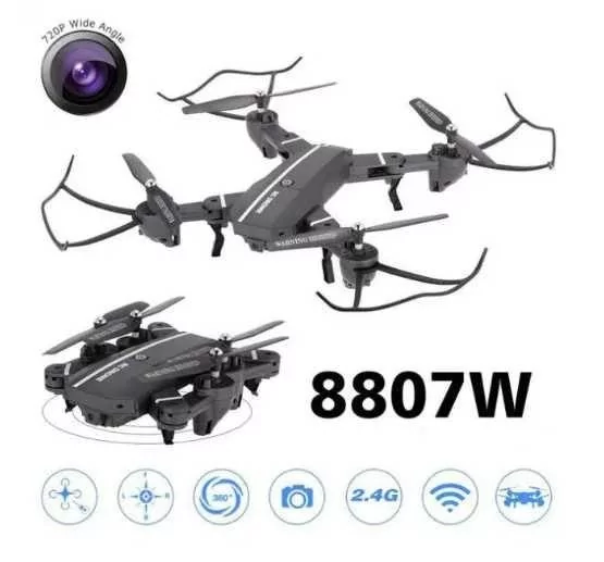 Протиударний квадрокоптер із камерою 8807W дрон Вінниця - фото 9