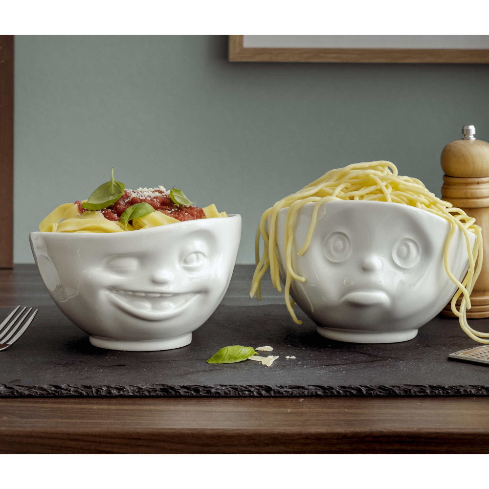 Пиала-салатница Tassen Подмигивающий 500 мл фарфор Белый Киев - изображение 6