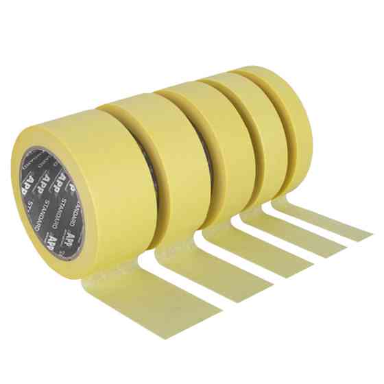 Стрічка малярна APP Standart 36мм х 45м 60*C жовта, 070054 Вінниця