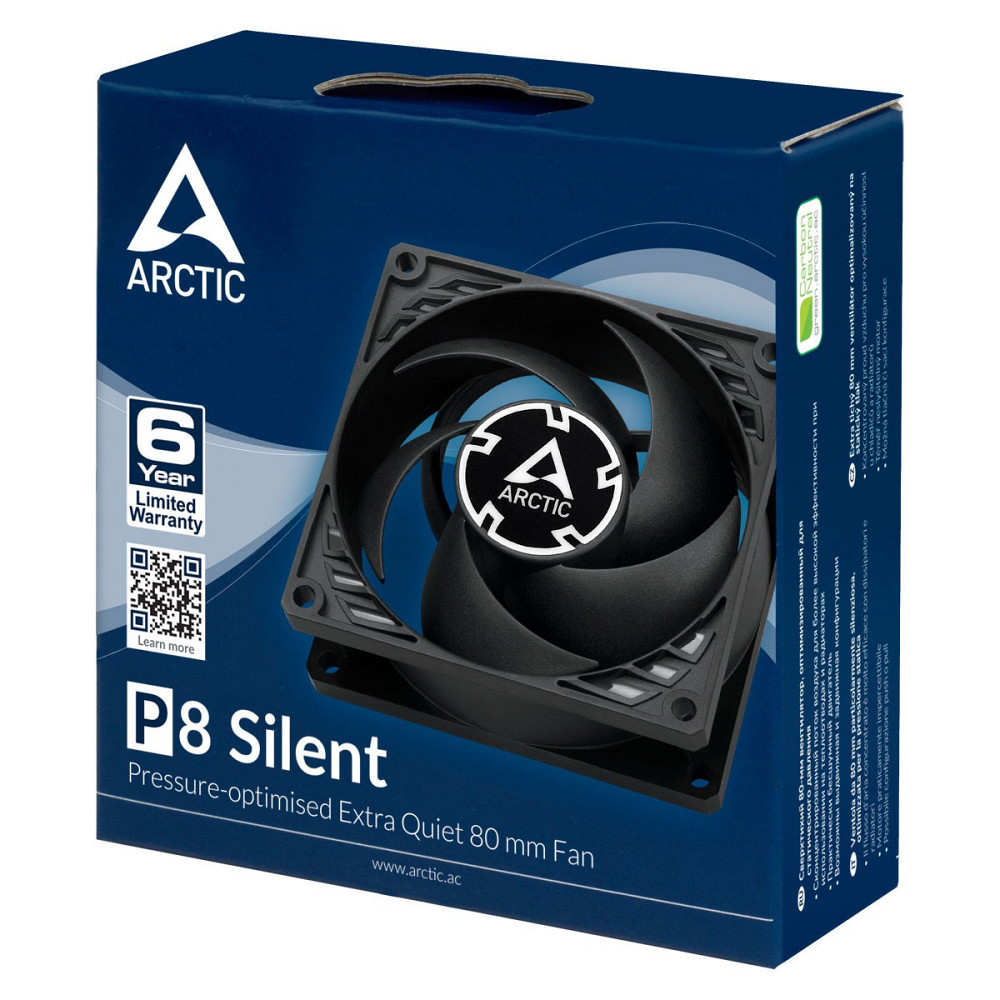 Вентилятор Arctic P8 Silent Black - 5 Pack (ACFAN00301A) ( 27811 ) Харьков - изображение 6