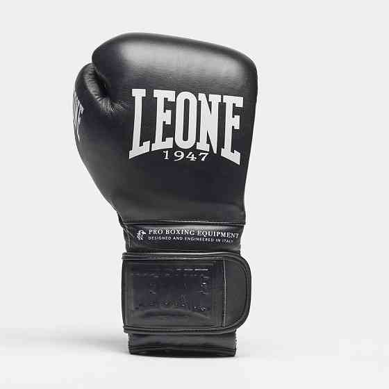 Боксерські рукавиці Leone GN111 THE GREATEST Black 14 унцій (бинти 4 м. в комплекті) Кам'янське