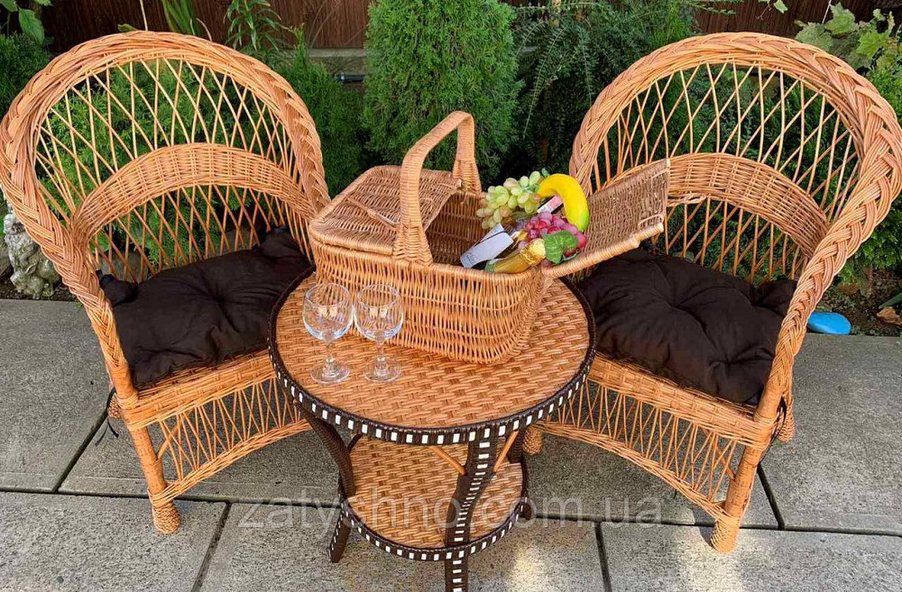 Набор мебели из лозы с корзиной пикник Киев - изображение 8