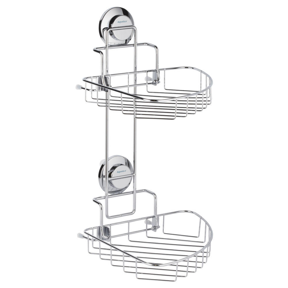 Кошик на вакуумних присосках подвійний s38 212×252×373 мм AQUATICA (9783832) Київ - фото 1