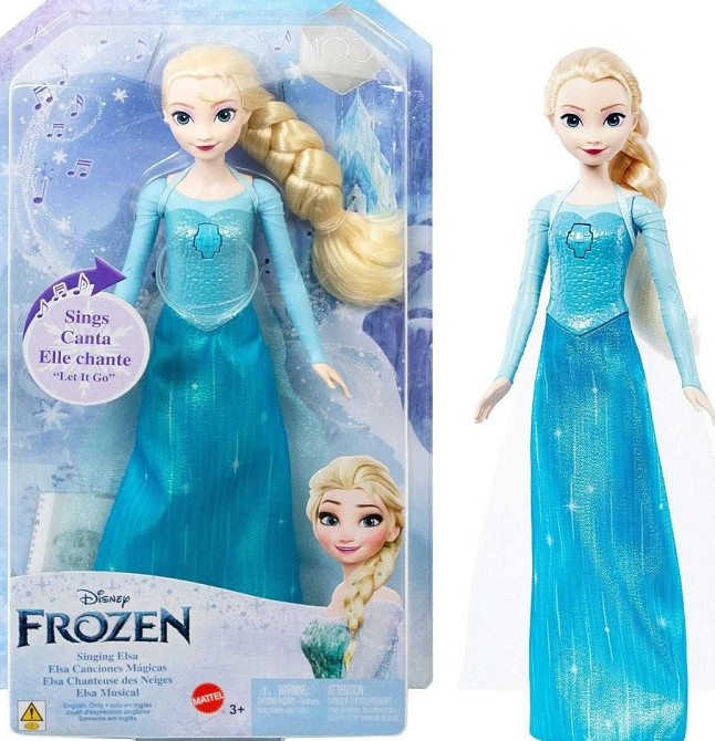 НАЮНС Музыкальная Кукла Эльза Певица Disney Frozen Elsa Mattel HLW55 Харьков - изображение 7