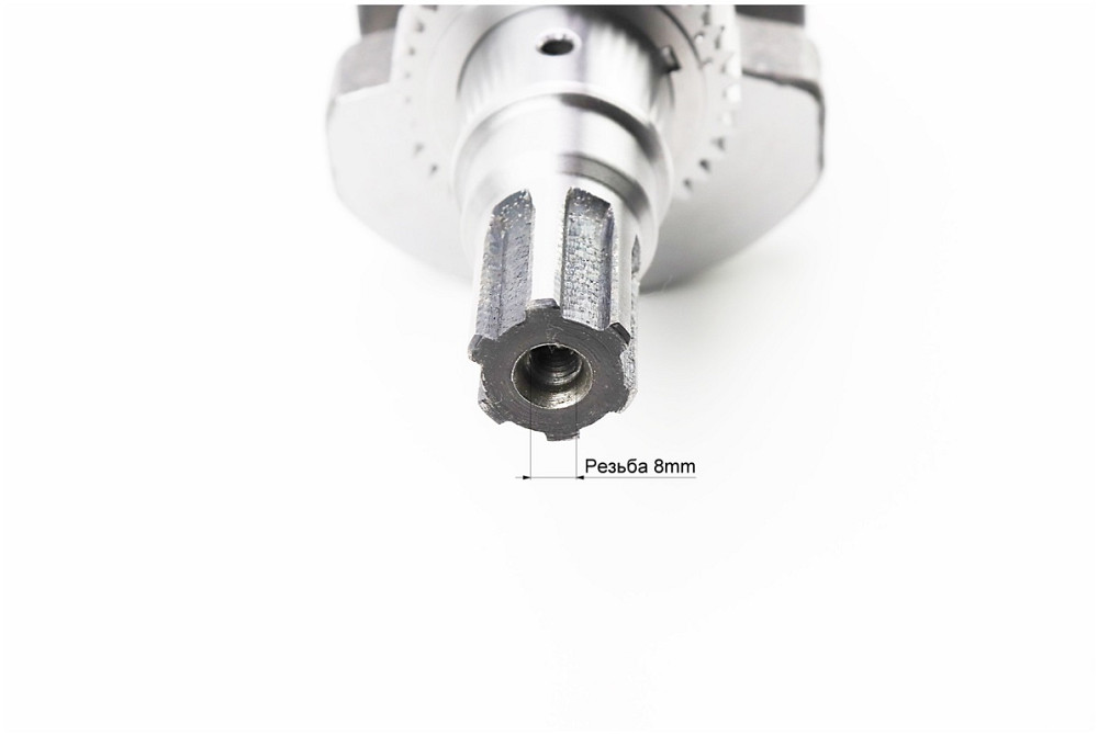 Колінвал 178F (Dшийки-36mm, H-102,4mm) під шліц + шестерні + підшипник, запресований Киев - изображение 3