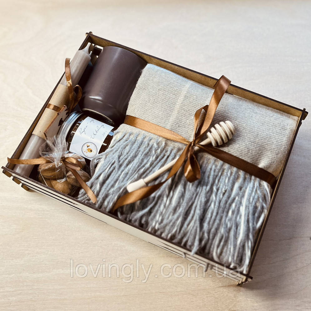 Подарочный бокс для мужчины в сдержанных оттенках с натуральным наполнением Ирпень - изображение 4