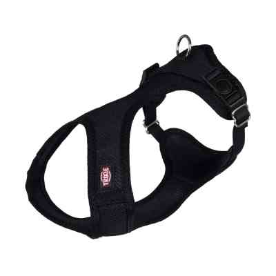 Шлея для собак Trixie Soft нейлонова S 33-50 см/20 мм чорна (4047974162712) Вінниця