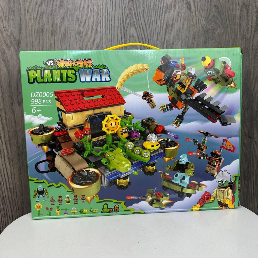 Великий дитячий конструктор Рослини проти Зомбі DZ0005 Plants vs Zombies фігурки 998 деталей ( 24974 ) Харків - фото 5