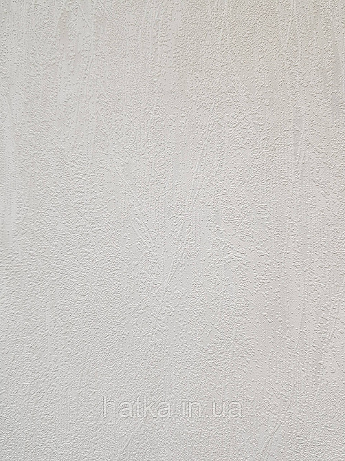 Обои виниловые на флизелине AS creation Perfect 1.06Х10 полоски волны однотонные структурные бело молочные Киев - изображение 1