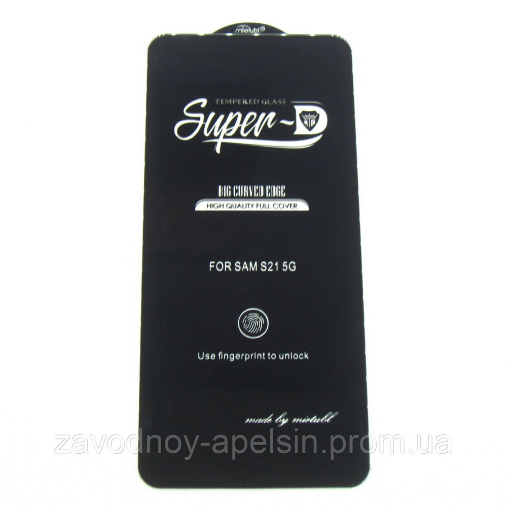 Захисне скло Samsung S21 G990 G991 Full Glue Glass (загартоване) Одеса - фото 1