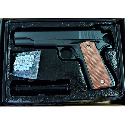 Дитячий пістолет на кульках "Colt M1911 Classic" Galaxy G13 метал-пластик чорний Вінниця - фото 1