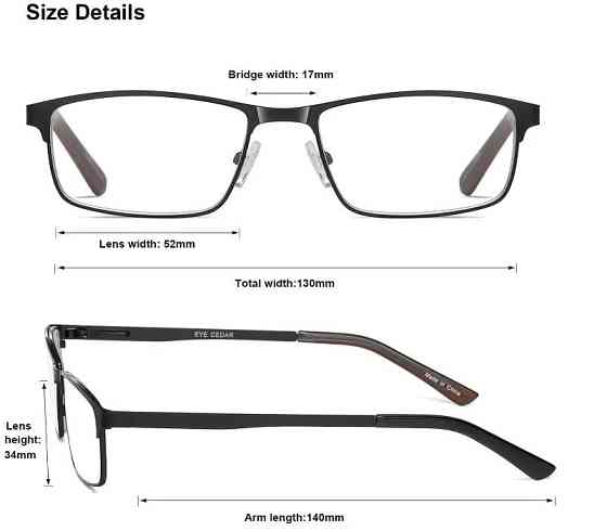 Комплект окуляр для зору/читання +2.5 EYECEDAR 5 шт Луцьк