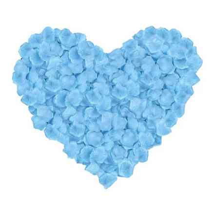 Пелюстки троянд штучні 100 штук 45 на 45 мм блакитний Київ