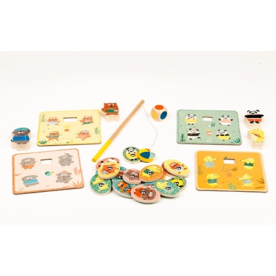 Настільна гра Djeco Набір ігор 4 в 1 Лудопарк (DJ01698) Вінниця - фото 6