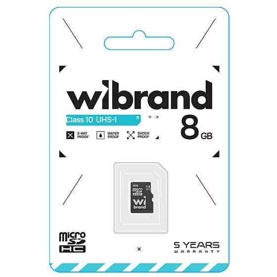 microSDHC Wibrand 8Gb class 10 (WICDHC10/8GB) Київ