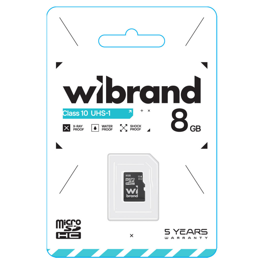 microSDHC Wibrand 8Gb class 10 (WICDHC10/8GB) Київ - фото 2