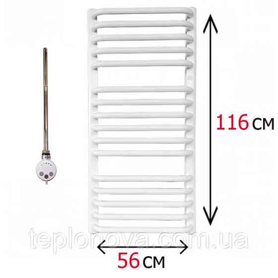 Электрический полотенцесушитель 1160х560 Terma Alina Черновцы