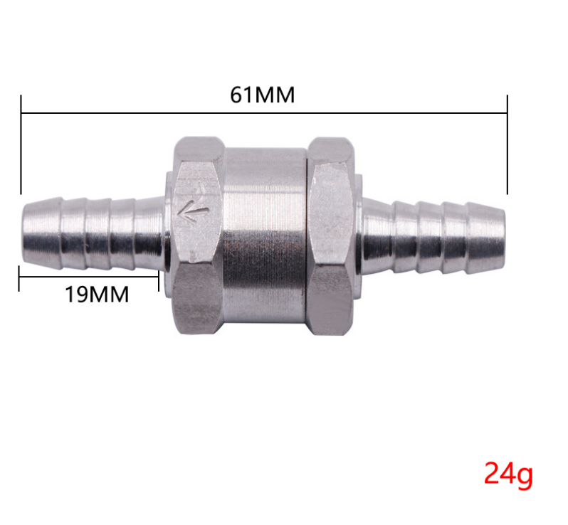 Обратний клапан для паливного насоса 10 мм, алюмінієвий Київ - фото 4